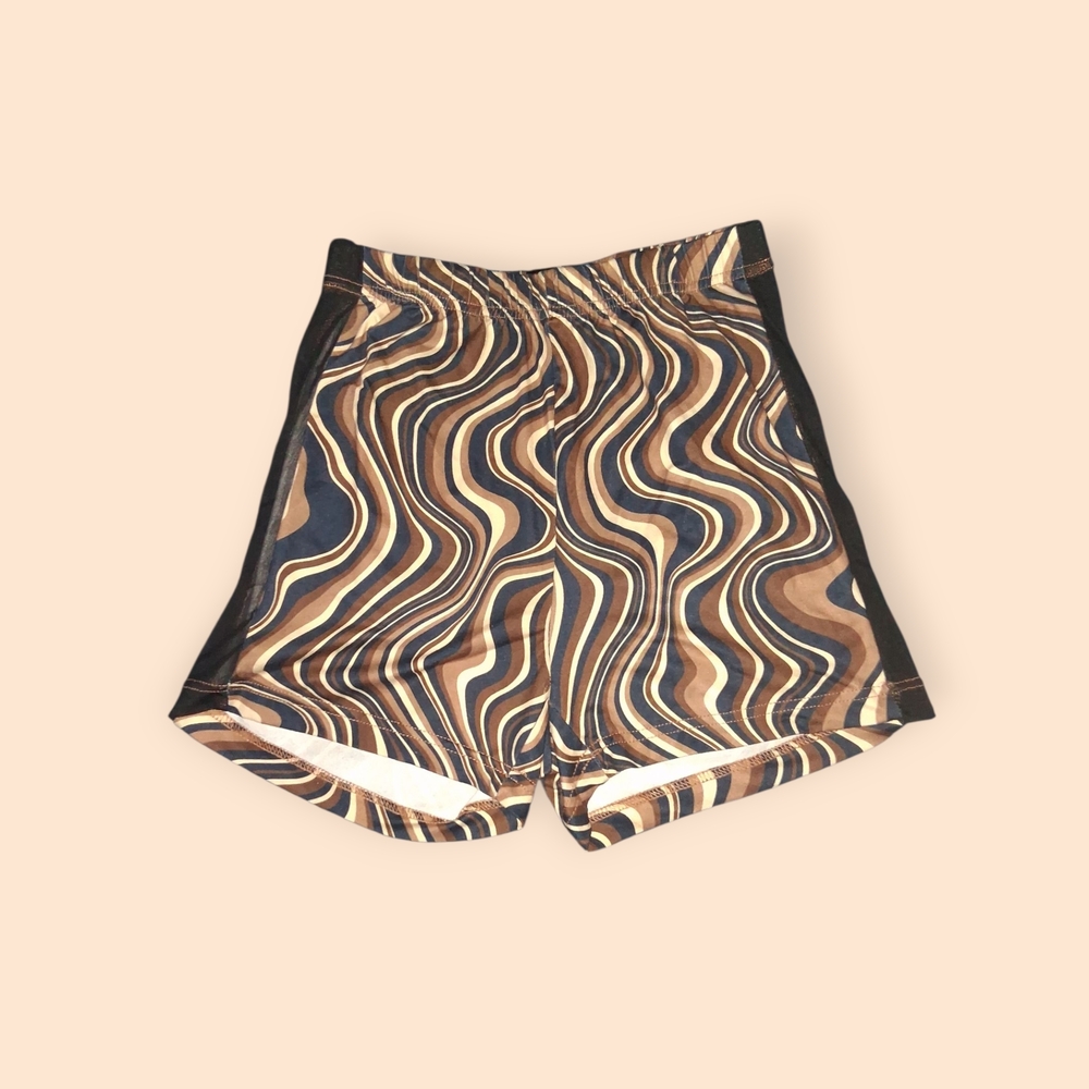 💕SHEIN Multicolor Swirl Bike Shorts